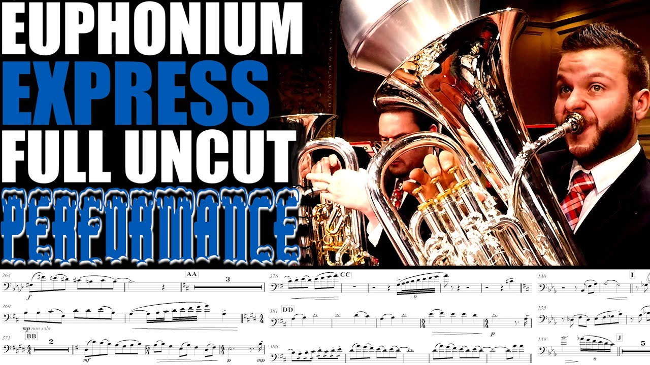 EUPHONIUM EXPRESS!!! FULL UNCUT PERFORMANCE WITH YOUR FAVORITE POLAR EXPRESS TUNES!!!