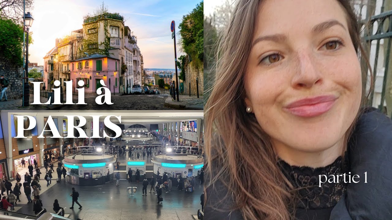 Lili à Paris [FRENCH VLOG with 🇫🇷 SUBS] - Montmartre, best pizza in France, métro-boulot-dodo.