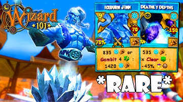 Wizard101 Level 170 Ice PvP: The RAREST Ice Spell In Wizard101.