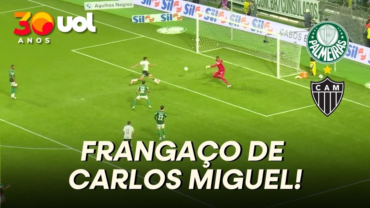 FRANGO DE CARLOS MIGUEL! GOLEIRO DO PALMEIRAS FALHA FEIO E ENTREGA GOL PARA ATLÉTICO-MG! VEJA VÍDEO