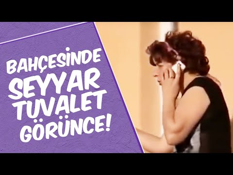 Bahçesinde Seyyar Tuvalet Görünce Şok Geçirdi! | Şakacı Mustafa Karadeniz