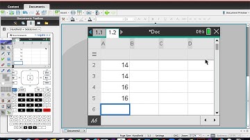 Mean, Median, Mode Ti nspire
