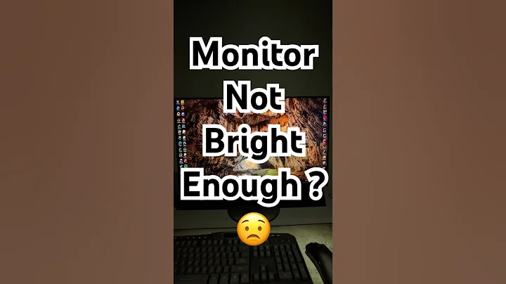 Enable Maximum Monitor Brightness 🔆 #shorts #pc #monitor #techtips
