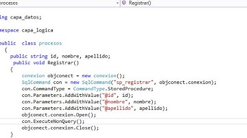 C# - 3 Capas - Programacion en 3 capas y SQL Server
