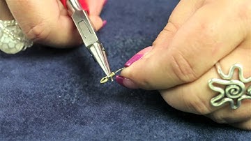 Using Antique Brass Crimp End For Beading Chain