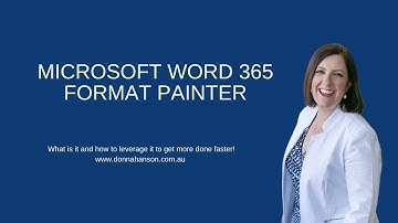 MS Word 365 Format Painter: What It Is & How to Use It