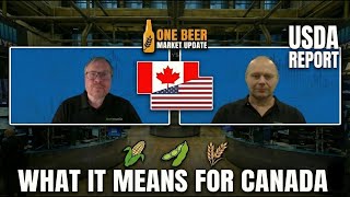 USDA Data Shakes Corn & Soybean Markets — What It Means for Canada | One Beer Market Update Ep.6