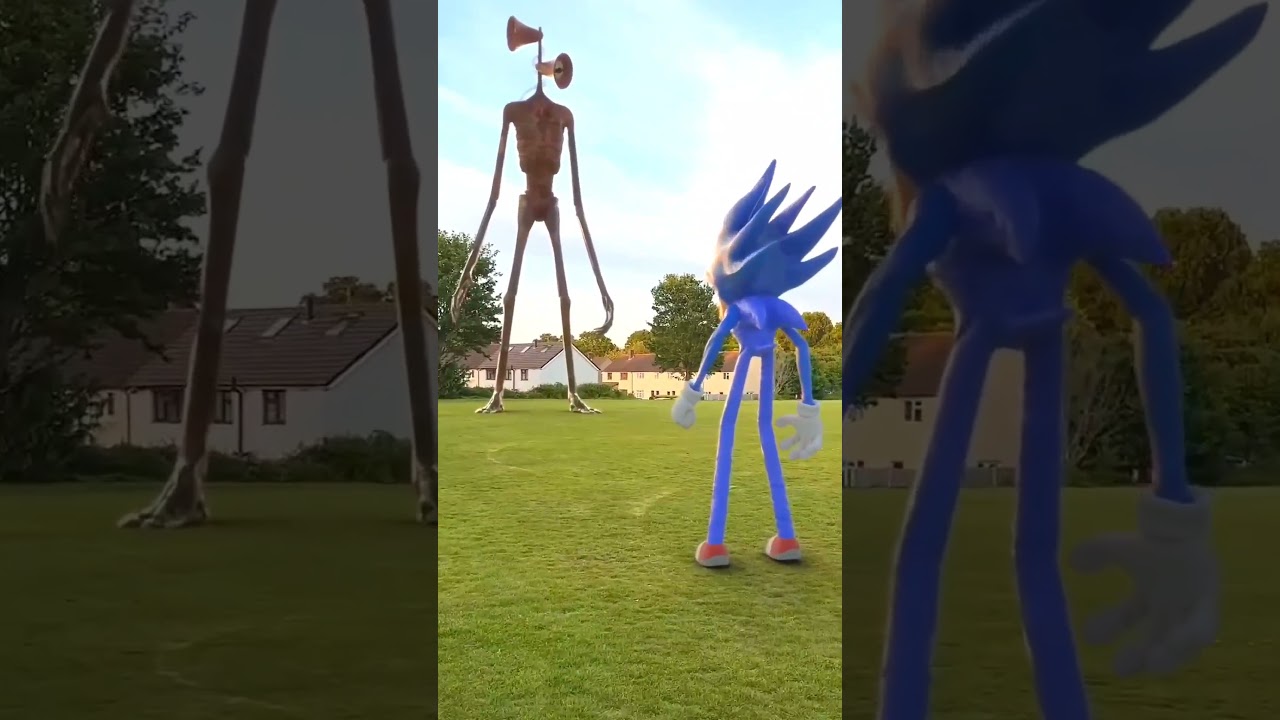Tonton Siren Head Vs Shin Sonic in Real Life #sirenhead di YouTube Tonton Siren Head Vs Shin Sonic in Real Life #sirenhead di YouTube