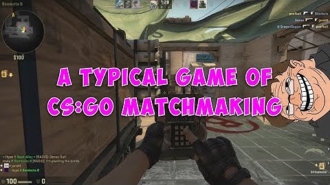A Typical Game of CS:GO Matchmaking