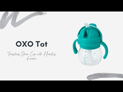 OXO Tot Transitions Straw Cup with Handles 6 oz - Teal