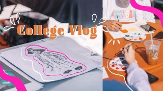 College Vlog | Bonfire, Painting, Anime Convention...