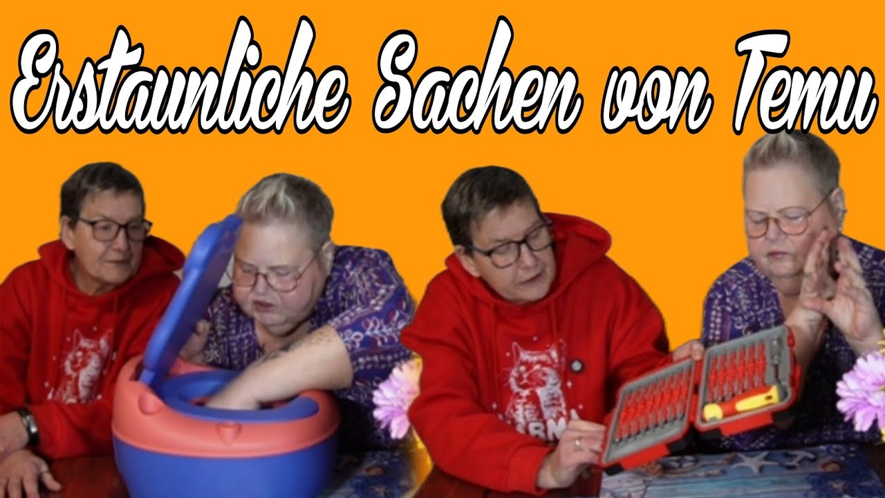 Temu-Tanten Haul, so etwas gab es früher  nicht 😳