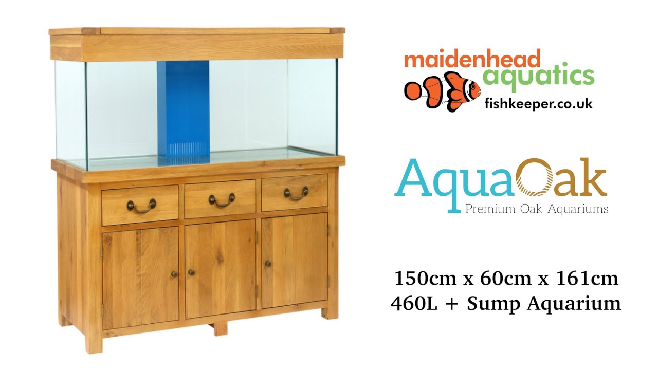 Aqua Oak 150cm Plank Systemised Aquarium And Cabinet Youtube