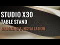 Poly x30 table stand  unboxing  installation
