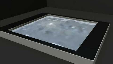 rain - maya particle demo