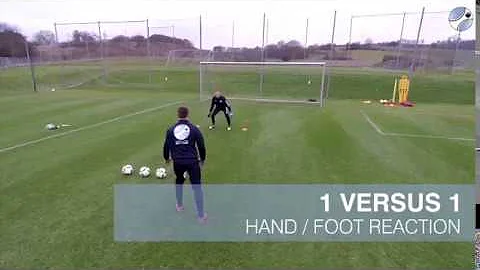 Goalkeeper Reaction Training Drill - Goalkeeping D...