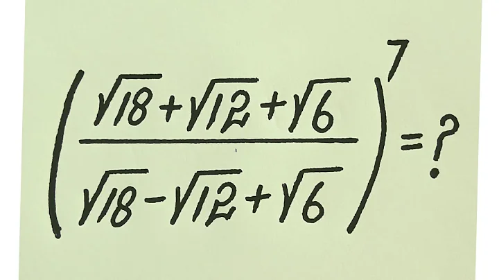 Hardest Olympiad Math Radical Exponential Simplification Problem l Easy & Tricky Solution 