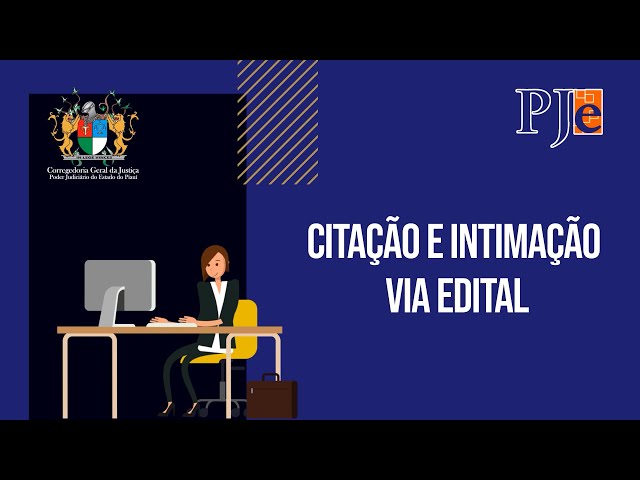 CITAÇÃO E INTIMAÇÃO VIA EDITAL