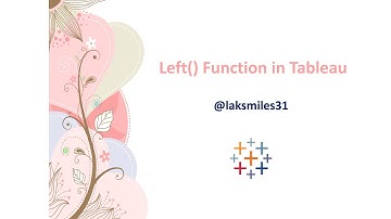 Left Function in Tableau | Tableau Tutorial Advanced
