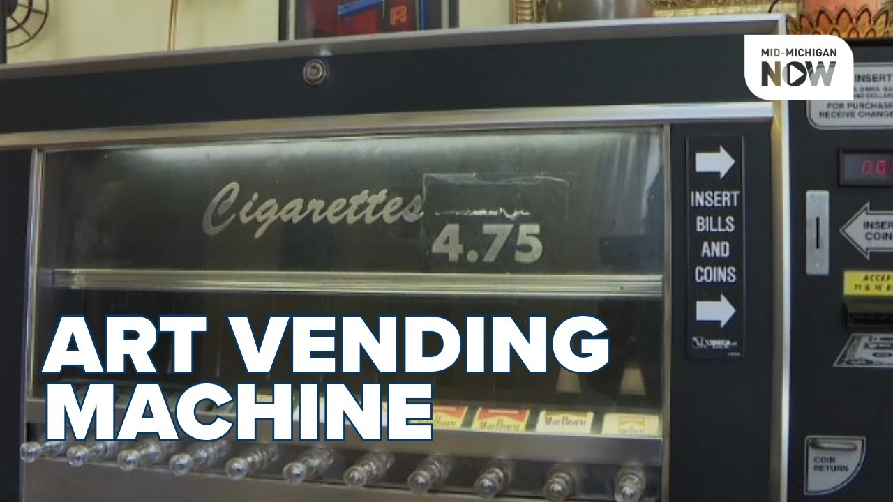 repurposed cigarette machines machine in Sanford Florida art gallery This popular Michigan bar has