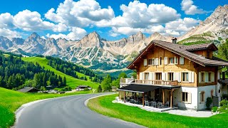 Download Lagu Swiss Villages , Driving in Heaven on Earth + Relaxing Music  , part  2 MP3