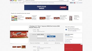 Supreme Oreos are selling on eBay for over $10,000