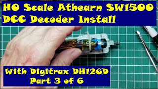 HO Athearn SW1500 part 3
