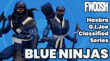G.I.Joe Cobra Blue Ninjas Hasbro Classified Series Amazon Exclusive Action Figure Overview
