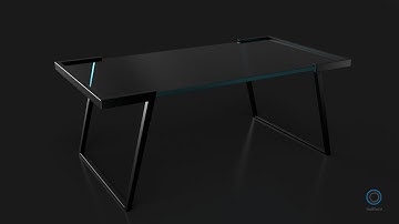 Modeling a Simple Glass Table in Maya (Game Asset)