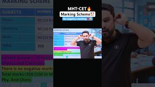 MHT-CET🔥: Exam Pattern and Marking Scheme⁉️ #mhtcet2026 #mhtcet #mhtcetexampattern #mhtcetcolleges