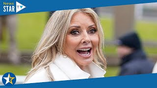 Carol Vorderman suffers wardrobe malfunction after jumpsuit shrunk