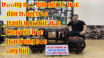 bàn ghế đôn trống gỗ trắc , tranh trắc, khay trà khảm ốc , hộp trang sức cẩn ốc & ngà