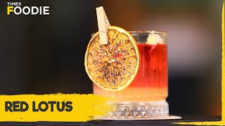 Red Lotus Cocktail | A Hibiscus And Yuzu Vodka Cocktail Recipe by Times Foodie 218 views 1 month ago 1 minute, 52 seconds
