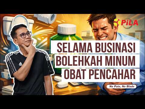 selama businasi bolehkah minum obat pencahar?