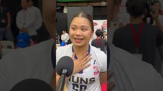 UAAP girls’ volleyball and Shakey’s GVIL MVP Sam Cantada stands defiant amid online bashing
