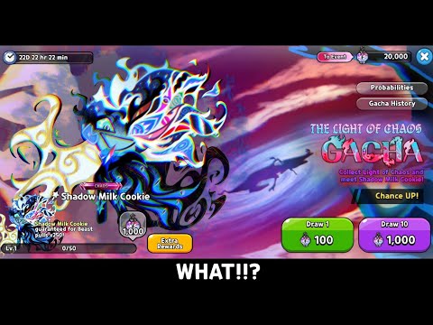 I Tried the Chaos Shadow Milk Cookie Gacha (Secret Update)