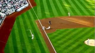 Daniel Murphy Steals 3rd Base