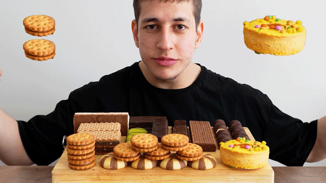 ASMR Eating Junk Food 🍫 | Chocolate, KitKat, Chips & Chocolate | No Talking