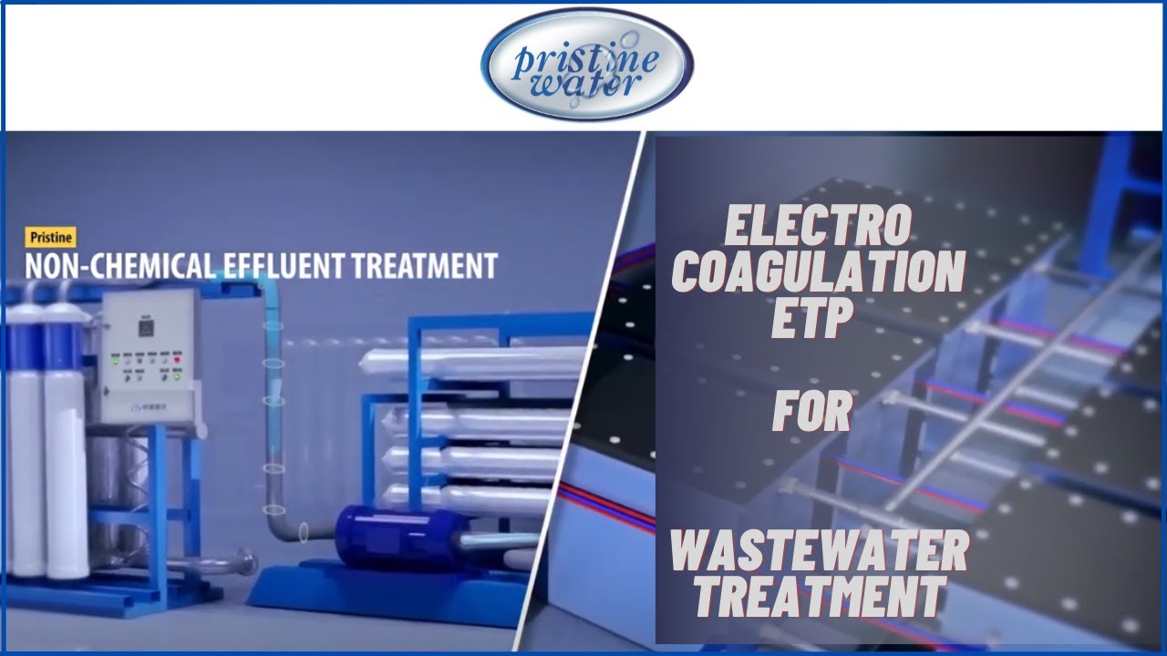 Electro Coagulation ETP Operation for Wastewater Treatment YouTube