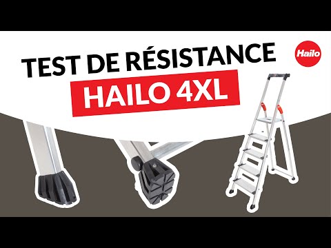 Le test de résistance de notre escabeau Hailo 4XL !