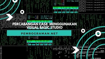 Percabangan Case Menggunakan Visual Basic Studio | Pemrograman.Net