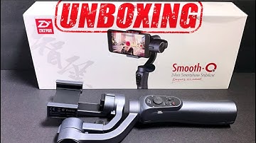Zhiyun Smooth Q Unboxing & Short Review - The Perfect Gimbal For Every Smartphone and GoPro ! # 2018