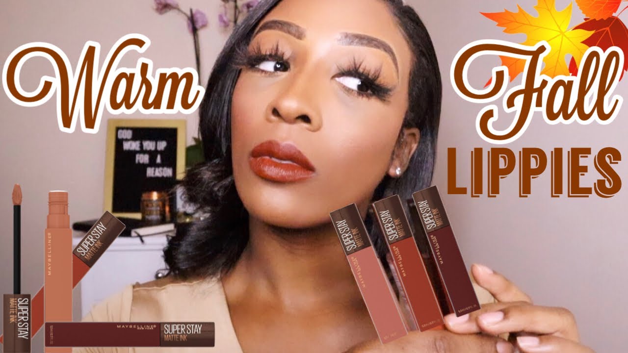 BEST DRUGSTORE FALL LIP COLORS FOR BROWN SKIN 2020| 16HR WEAR + TRANSFER RESISTANT