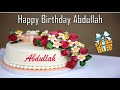 Happy Birthday Abdullah Image Wishes✔