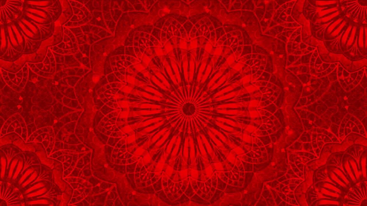 Red Traditional Festival Video Background || Wedding Video Background || Rangoli  Background - YouTube