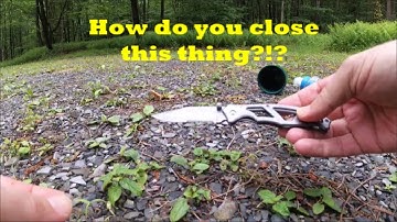 How to close your Gerber knife