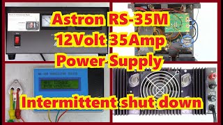 Astron RS35M Shuts off  Overvoltage?  Working perfect over a month since this repair! 2N3771 2N3772