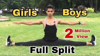 Full Split In Hindi Full Split How To Do Leg Split Full Split Progression
