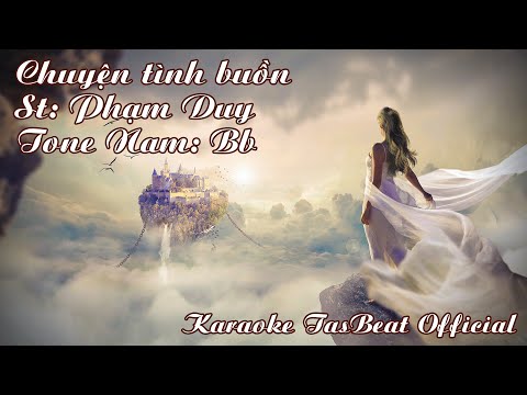 Video Karaoke Chuyện Tình Buồn (Boston) - Tone Nam | TAS BEAT - youtube