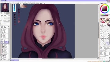 【Drawing】Paint Tool Sai - like Face of Doll